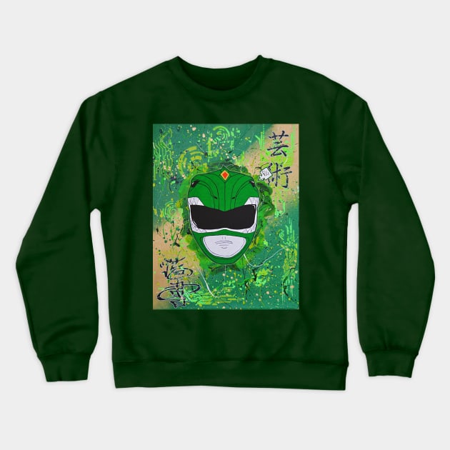 They Call Me Tommy - Green Ranger [ By #ArtIzMuzikForTheEyez ] Crewneck Sweatshirt by ArtIzMuzikForTheEyez